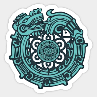 Quetzalcoatl Aztec Maya Dragon Sticker